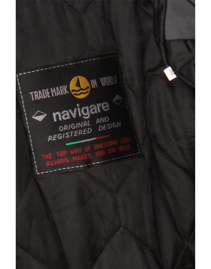 Navigare Herre Windbreaker Jacket UK 38 Medium Grey