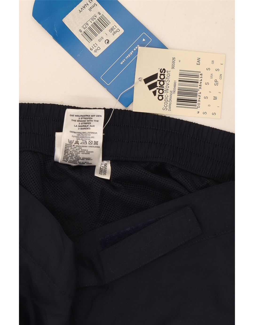 Adidas Sportsshorts til mænd Små marineblå polyester