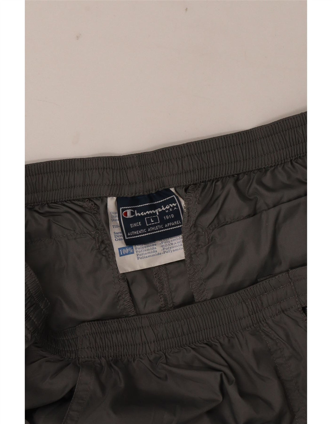 Champion Dame Straight Cargo Bukser Large W32 L30 Grå Polyamid