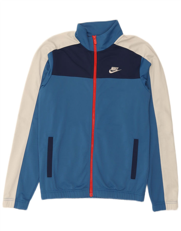 Nike Træningsdragt til mænd Topjakke XS Blå Colourblock Polyester