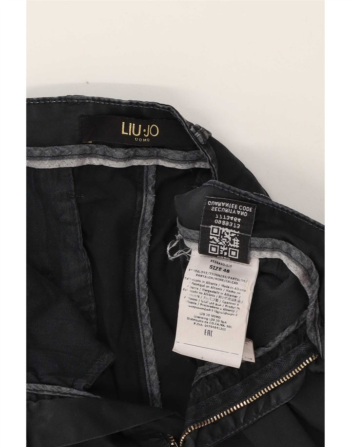 Liu Jo Herre Bermuda Shorts IT 48 Medium W32 Marineblå Bomuld