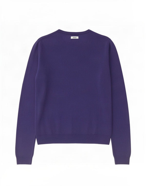 Marks & Spencer Dame Boat Neck Jumper Sweater UK 14 Stor Lilla Akryl