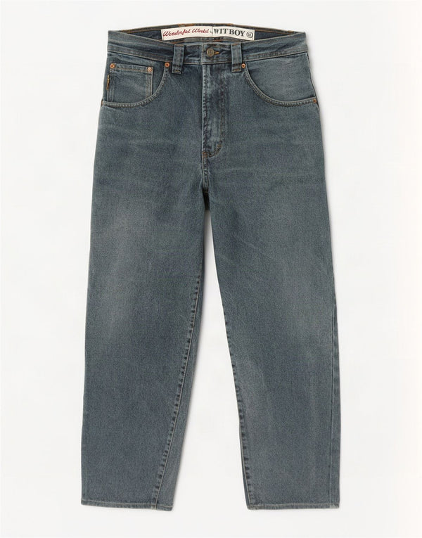 Wit Boy Herre Højtaljede tilspidsede jeans W31 L29 Blå