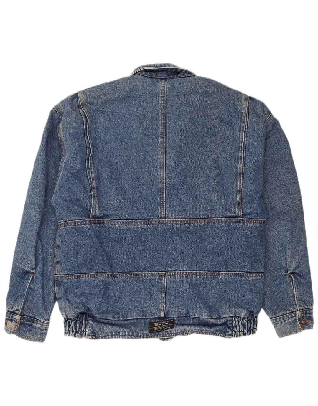 POP 84 Mens Denim Jacket UK 36 Small Blue Cotton