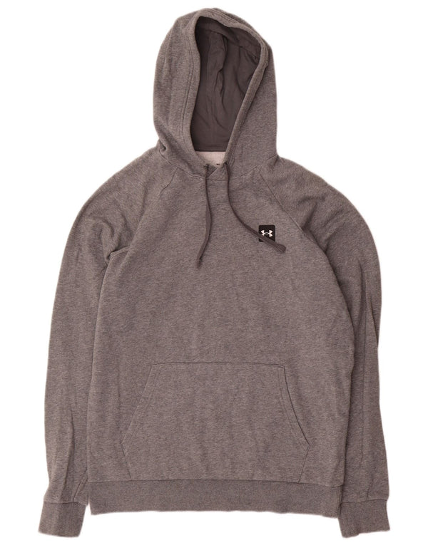 Under Armour Herre Cold Gear Hættetrøje Jumper Medium Grå Bomuld