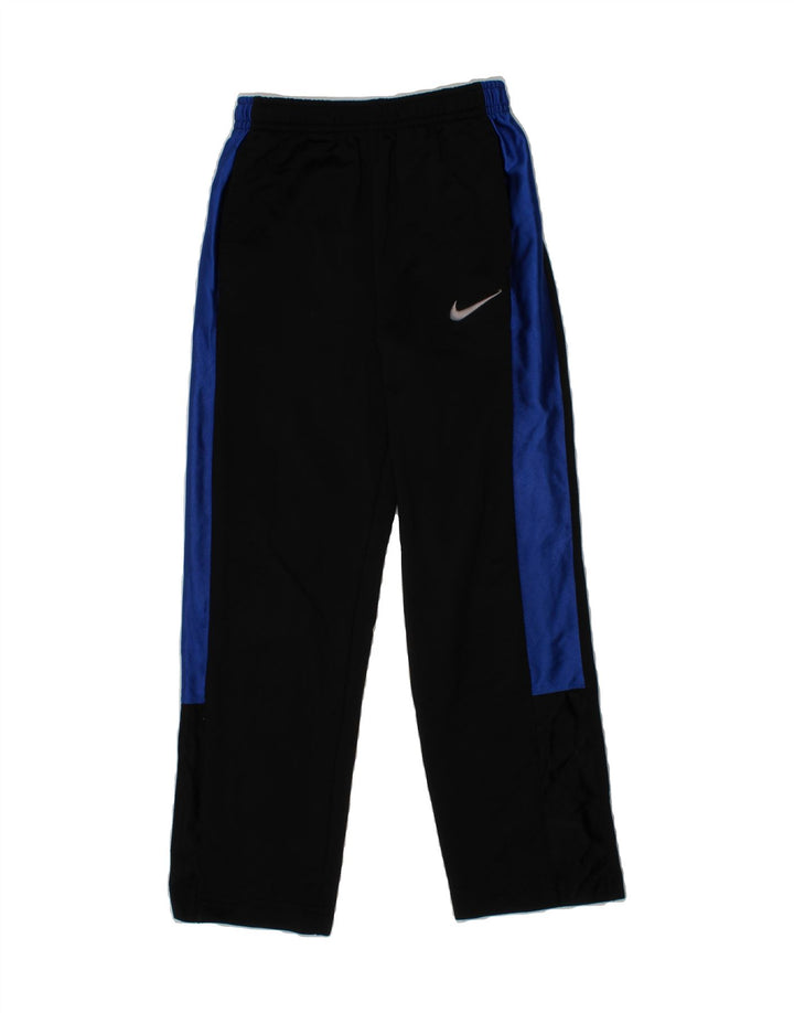 NIKE Boys Tracksuit Trousers 5-6 Years  Black Colourblock Polyester Vintage Nike and Second-Hand Nike from Messina Hembry 