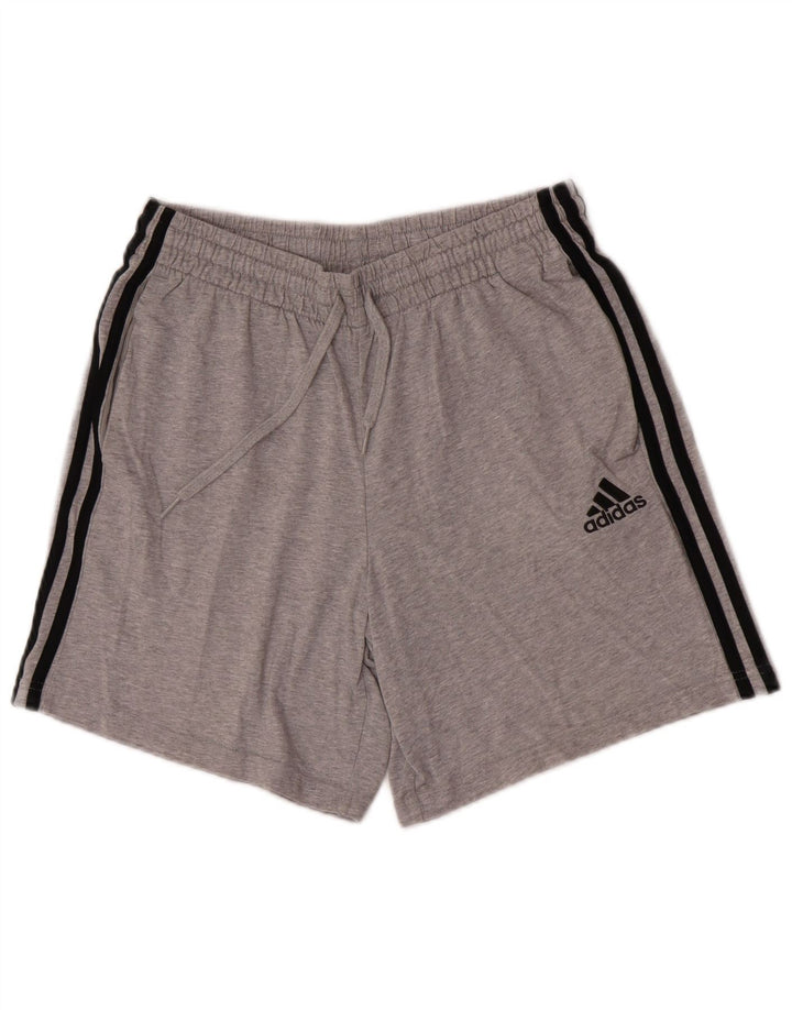 Adidas Sportsshorts til mænd mellemgrå bomuld
