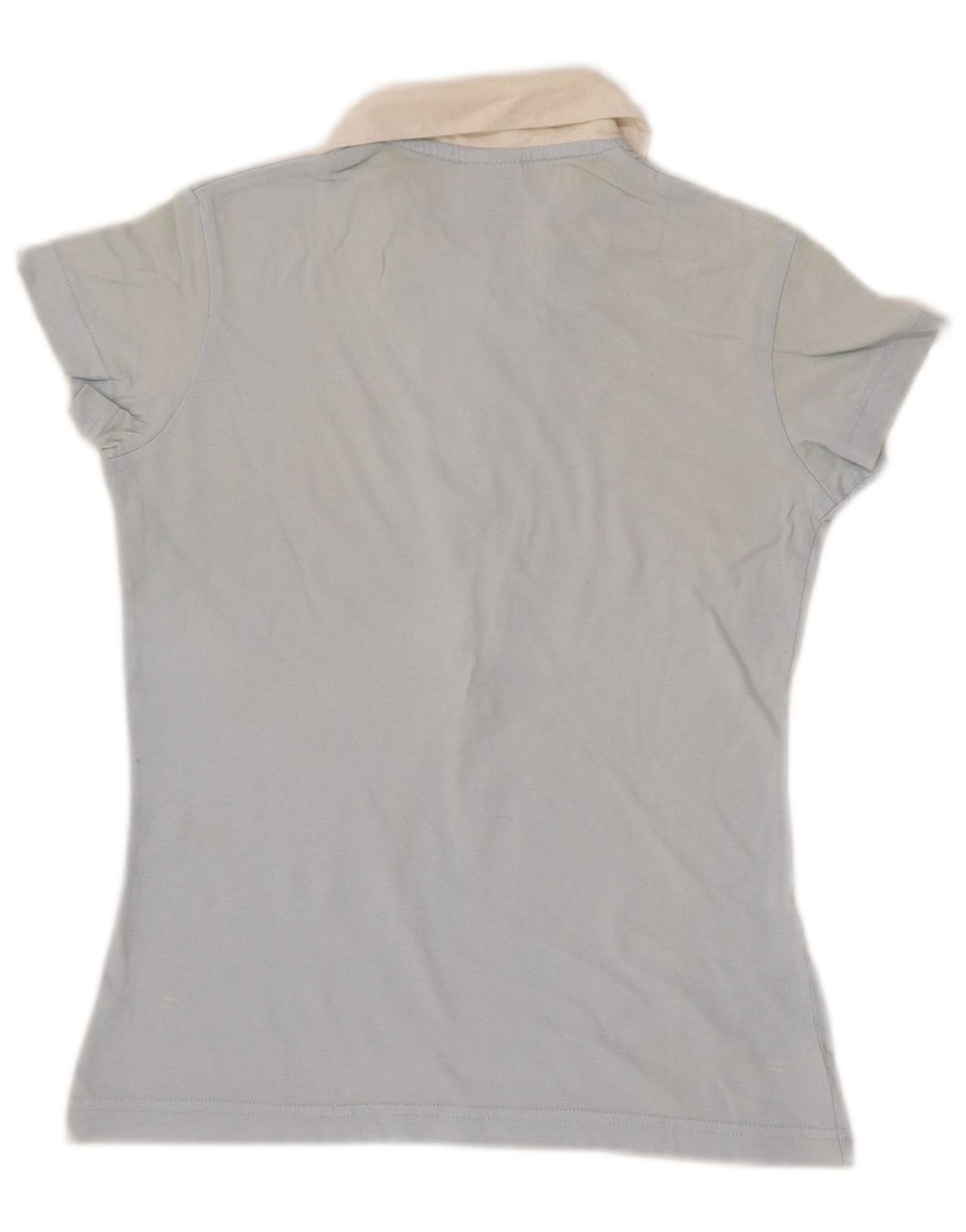 NIKE Dame poloshirt UK 10/12 Medium Blue Colourblock