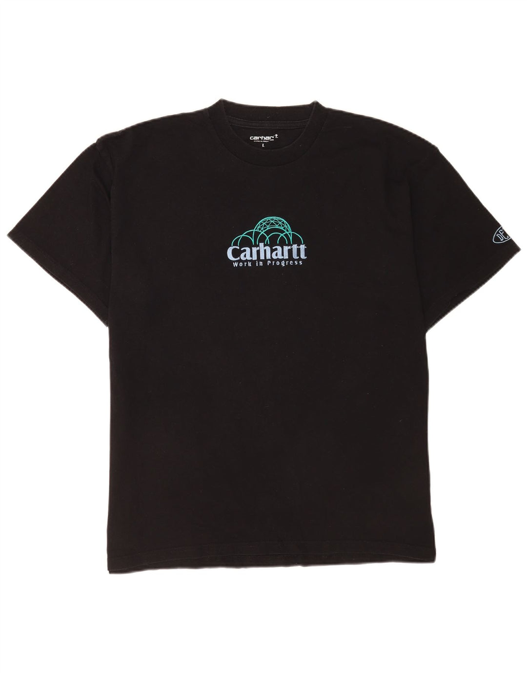 Carhartt Herre grafisk T-shirt Top Stor sort bomuld