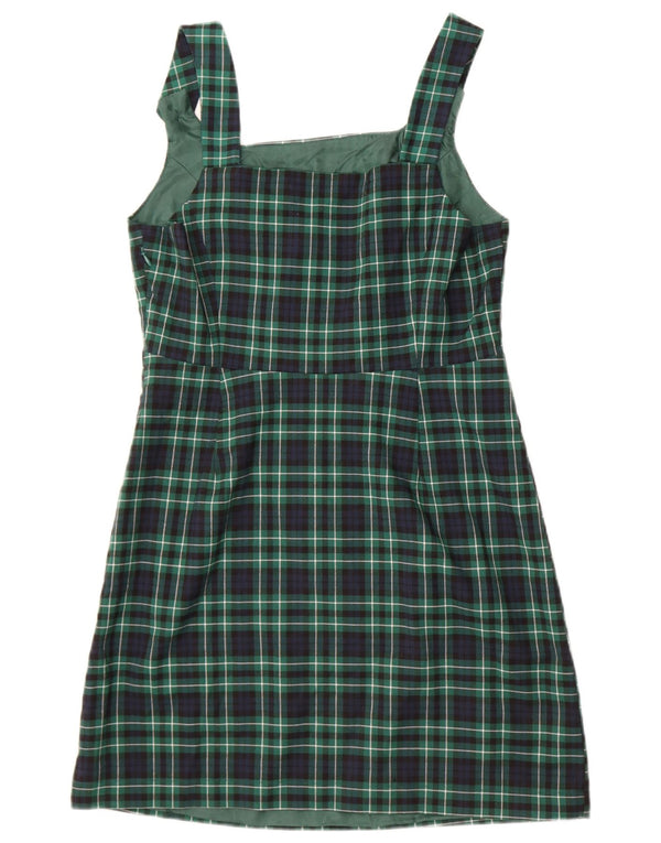 Joe Browns Dame Ærmeløs Skede Kjole UK 12 Medium Green Check