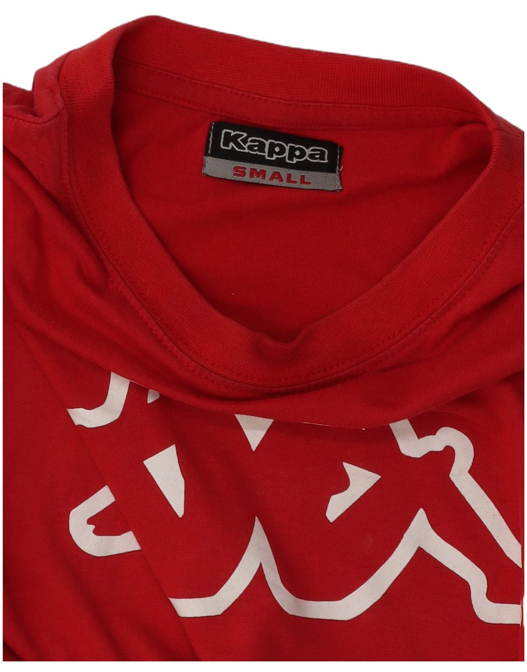 Kappa Herre Grafisk T-Shirt Top Lille Rød