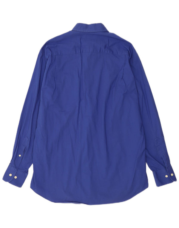 Nautica herreskjorte str. 16 Large Blue Cotton