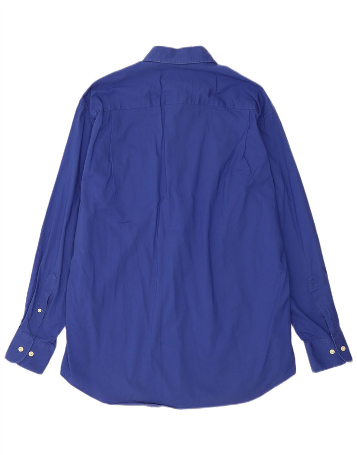 Nautica herreskjorte str. 16 Large Blue Cotton