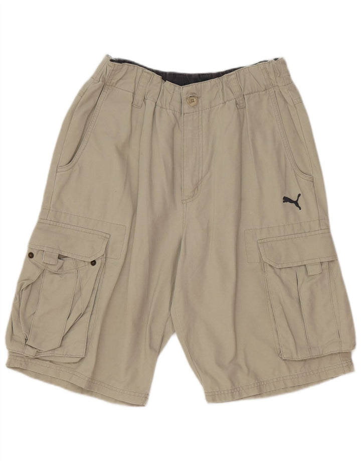 Puma Herre Cargo Shorts Medium W32 Grå Bomuld