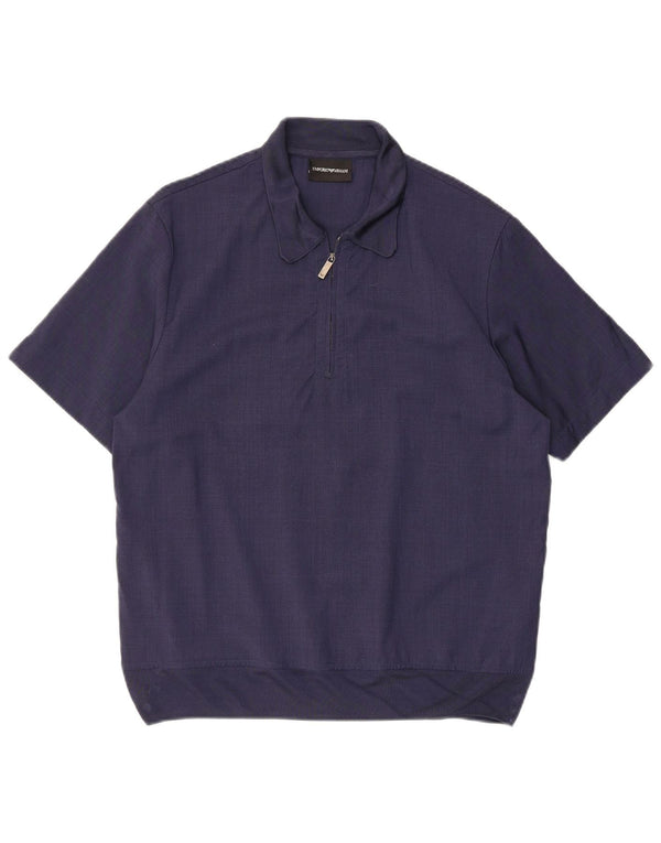 Armani herre polo skjorte lille marineblå