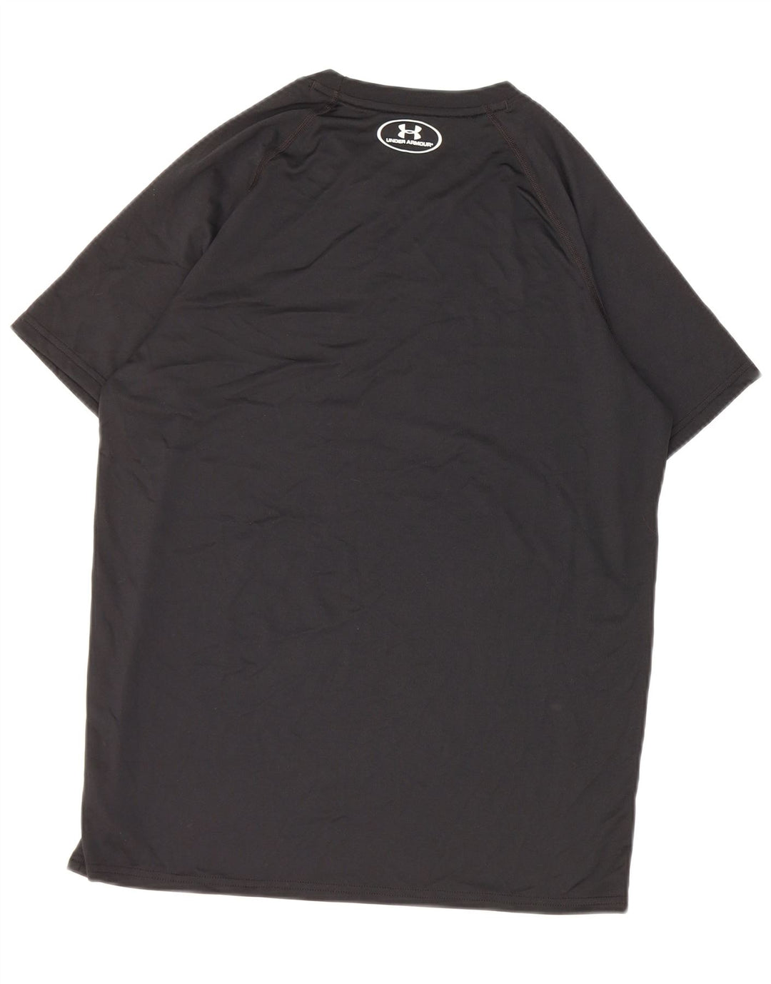 Under Armour Herre Heat Gear T-Shirt Top Lille Sort Polyester