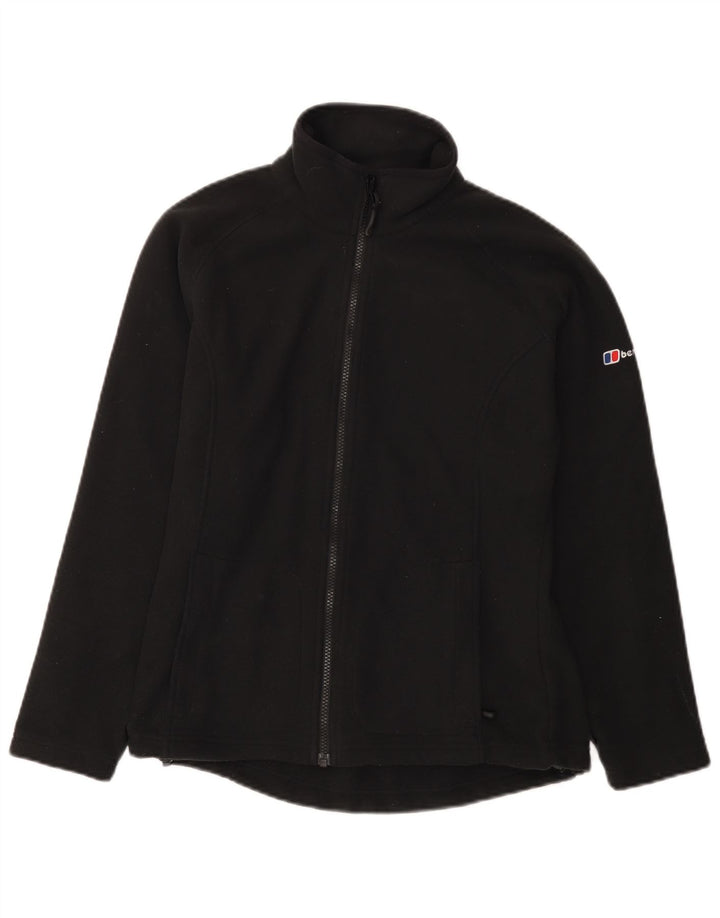Berghaus Dame Liner Fleece Jacket UK 10 Small Black Polyester