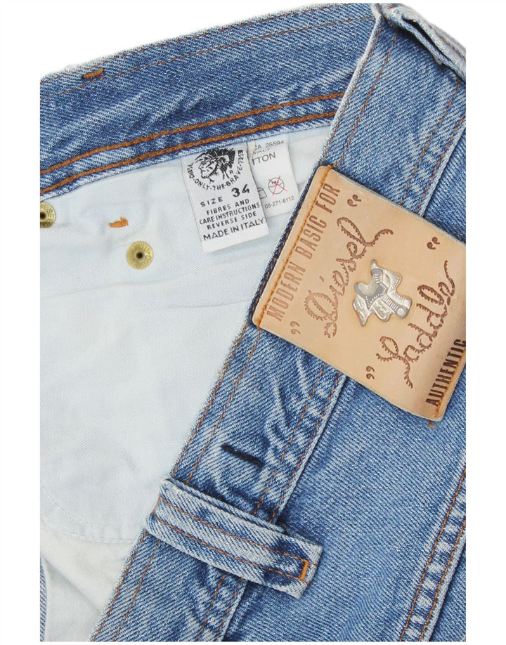 Diesel Straight Jeans til mænd W34 L32 Blå
