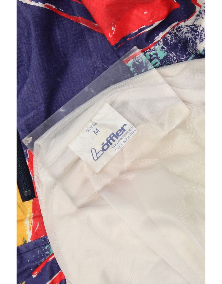 Loffler Regnjakke med hætte til mænd UK 38 Medium Flerfarvet Geometrisk