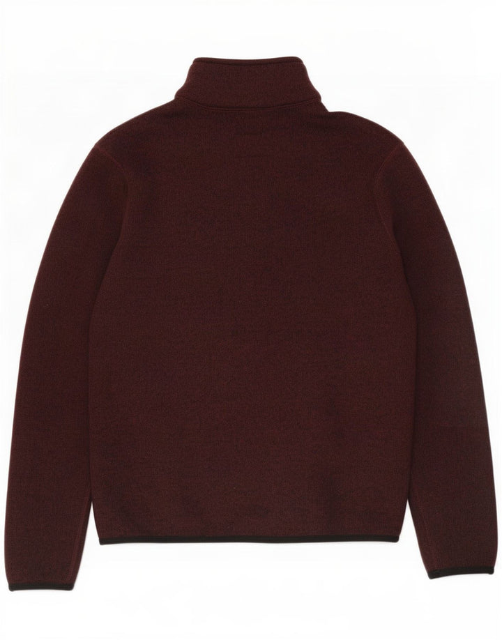 Marks & Spencer Træningsdragt til mænd, topjakke Small Bourgogne Flecked Polyester
