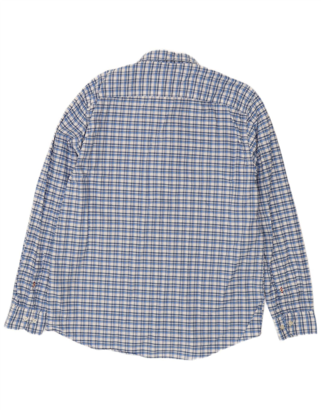 TOMMY HILFIGER Mens Shirt XL Blue Check Cotton
