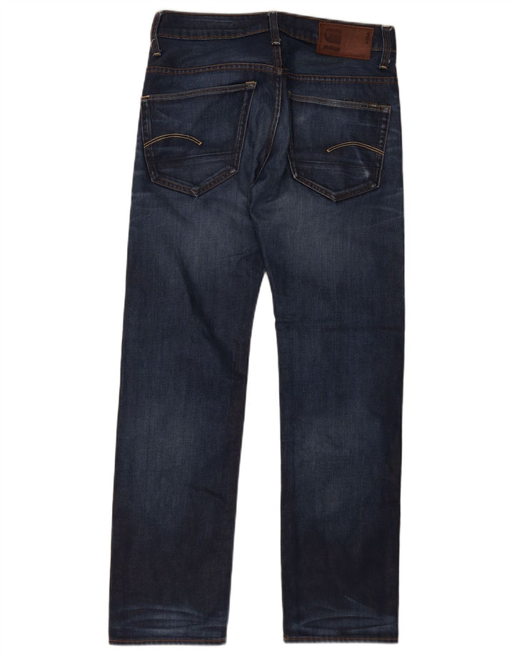 G-Star Herre 3301 Straight Jeans W30 L32 Blå Bomuld