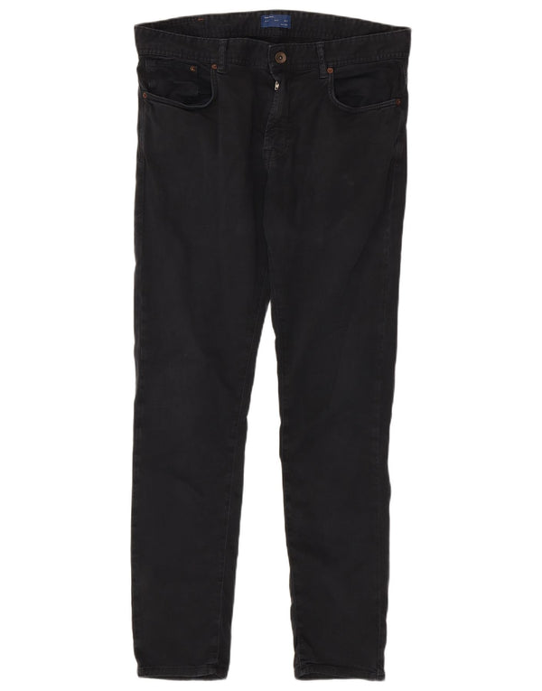 Zara Herre Skinny Casual Bukser EU 42 Large W32 L30 Sort