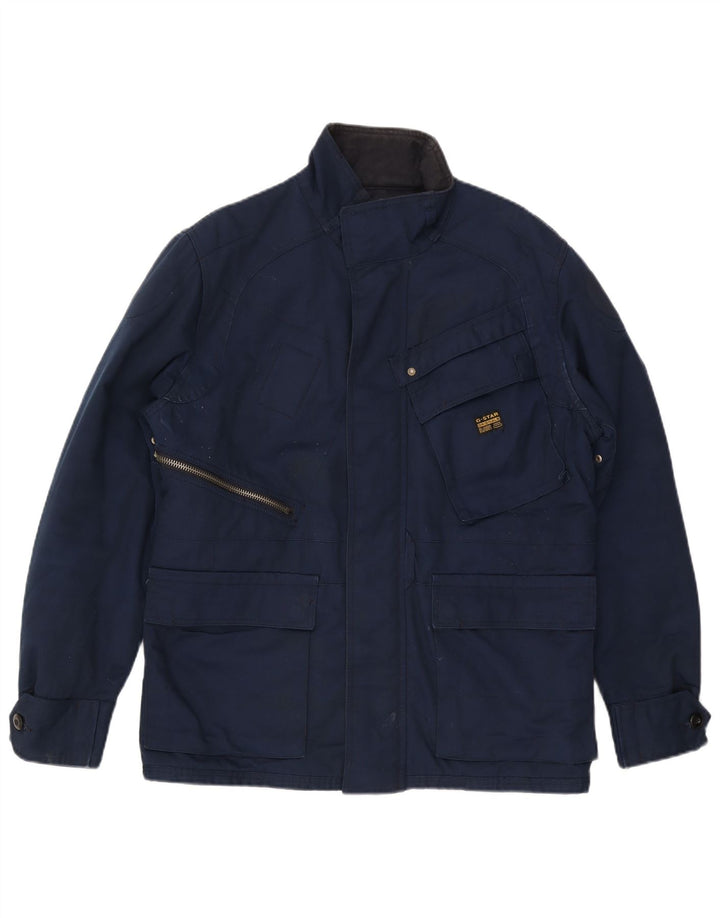 G-Star Herre Utility Jacket UK 44 2XL Navy Blue Nylon