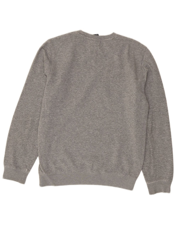 Champion Herre Sweatshirt Jumper Medium Grey Flecked Bomuld