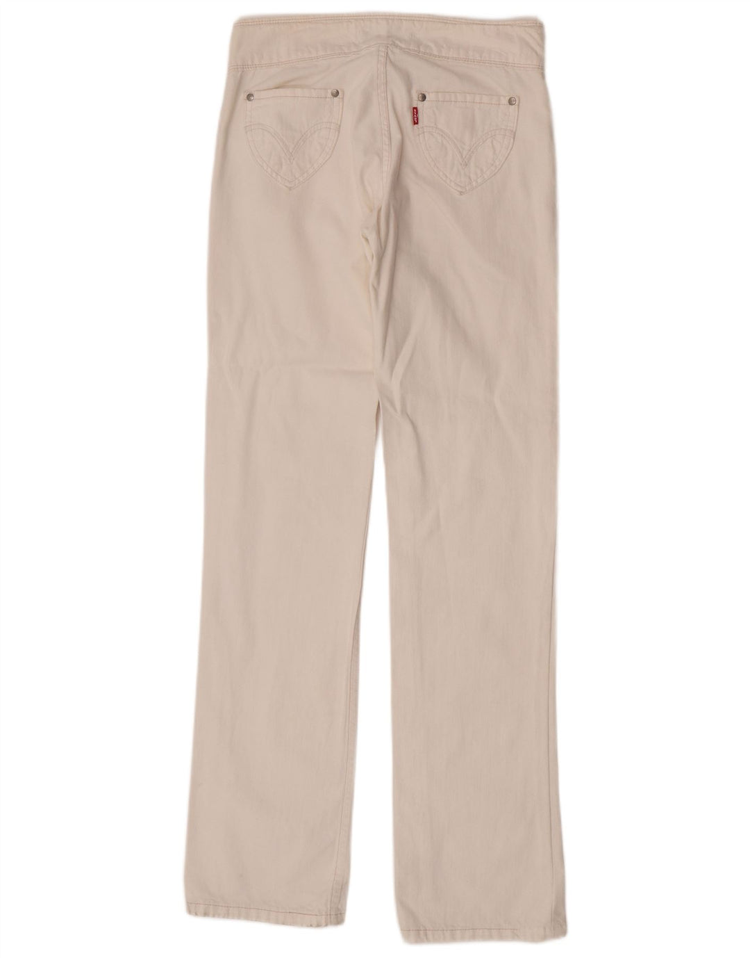 Levi's Billie May Straight Jeans til kvinder W28 L33 Hvid