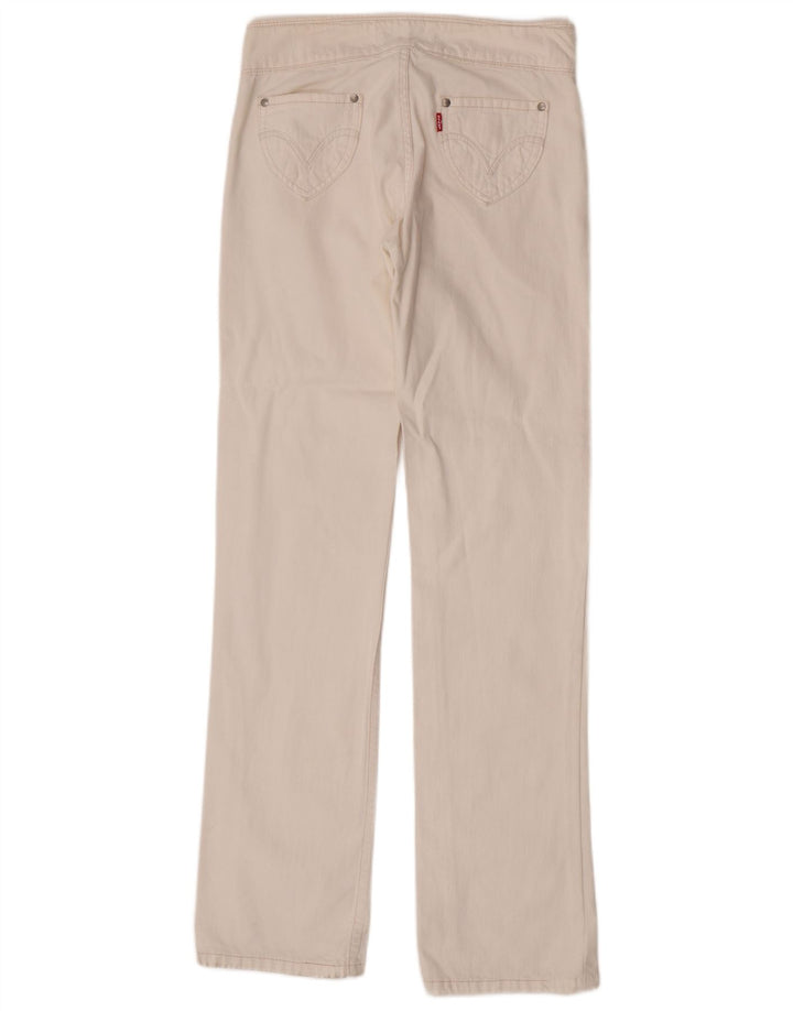 Levi's Billie May Straight Jeans til kvinder W28 L33 Hvid