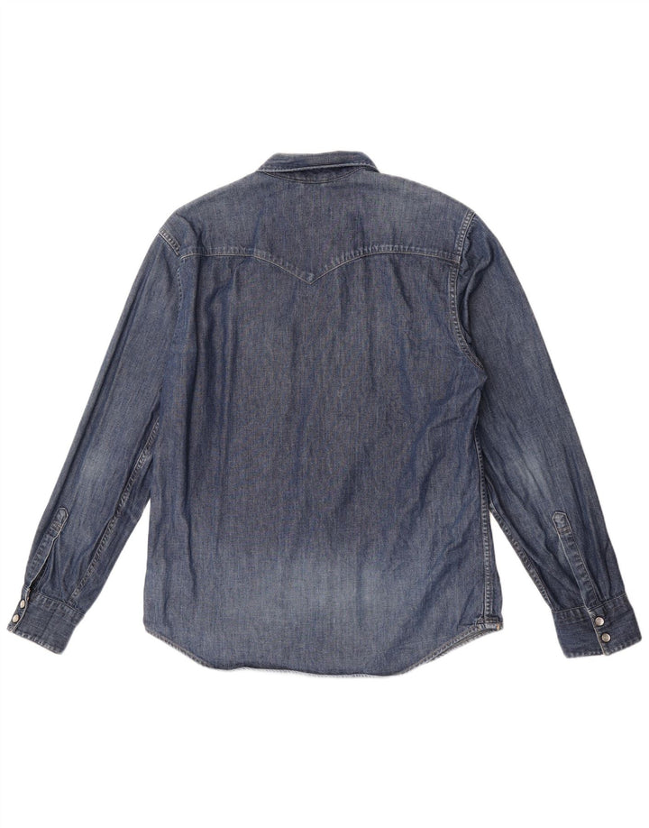 Levi's Denimskjorte til mænd, stor blå