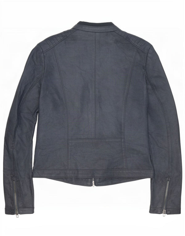 Alcott Dame Læderjakke UK 18 XL Blå