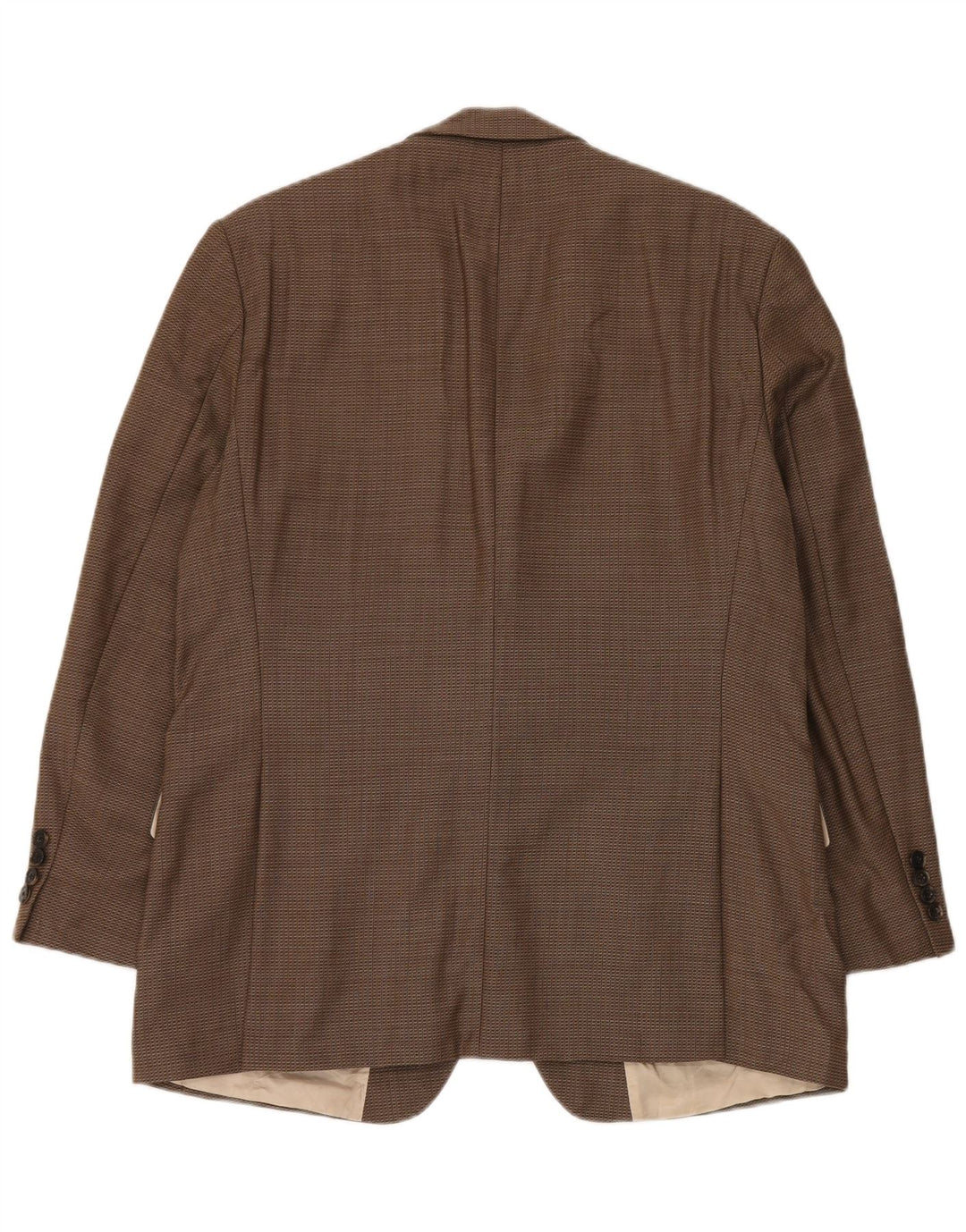 Hugo Boss Herre 2-knaps blazerjakke US 42 XL Brun ternet Virgin Wool
