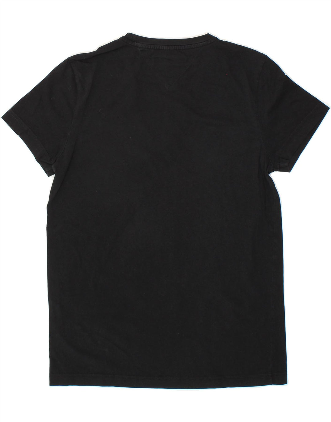 TOMMY HILFIGER Mens T-Shirt Top Small Black Vintage Tommy Hilfiger and Second-Hand Tommy Hilfiger from Messina Hembry 