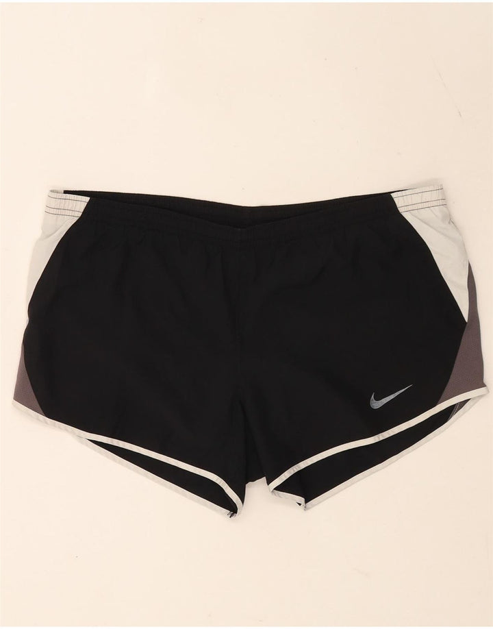 Nike Herre Dri Fit Sportshorts Medium Sort Colourblock Polyester
