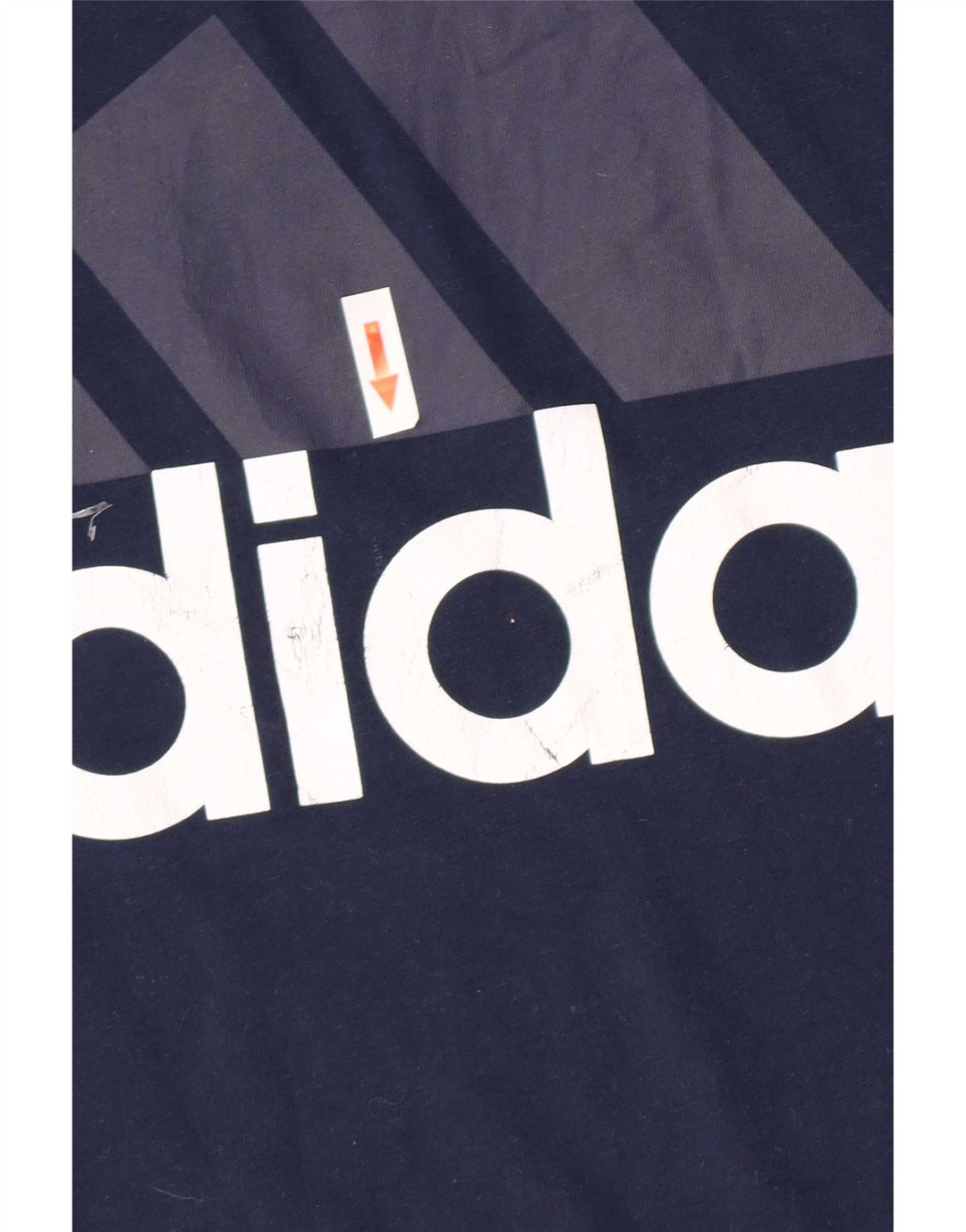 Adidas grafisk T-shirt top til mænd XL marineblå
