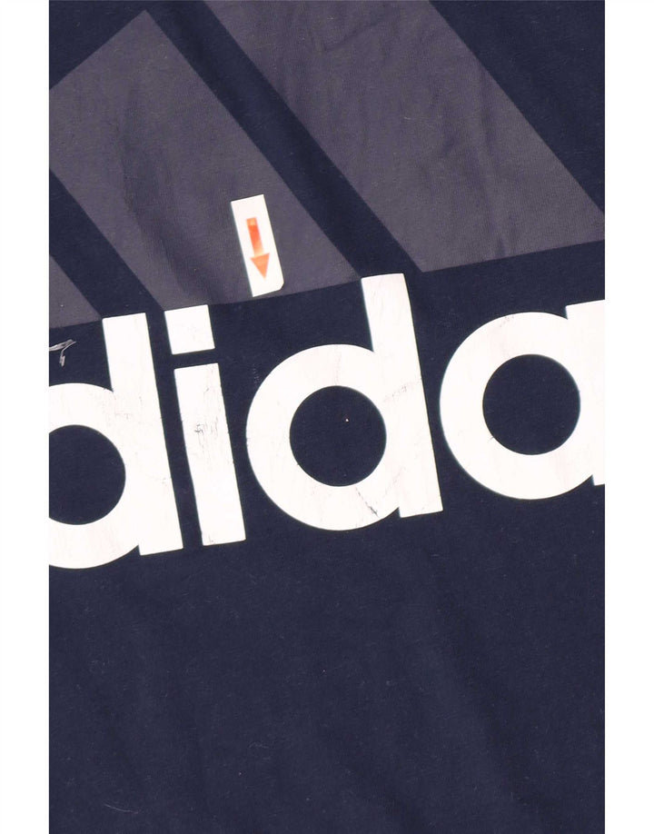 Adidas grafisk T-shirt top til mænd XL marineblå
