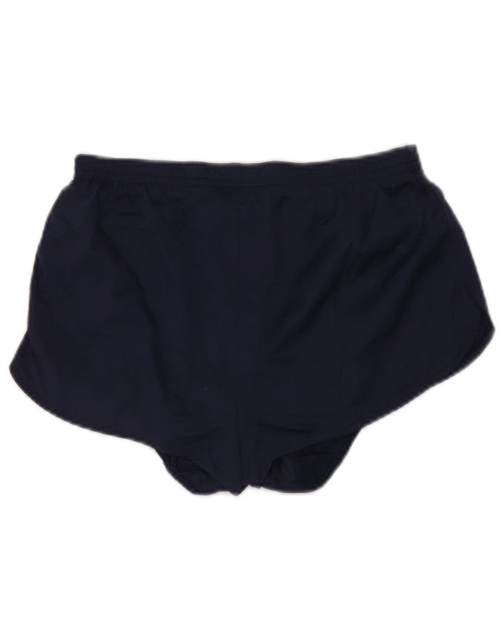 Reebok Sportsshorts til kvinder UK 14 Large Navy Blue Polyamid