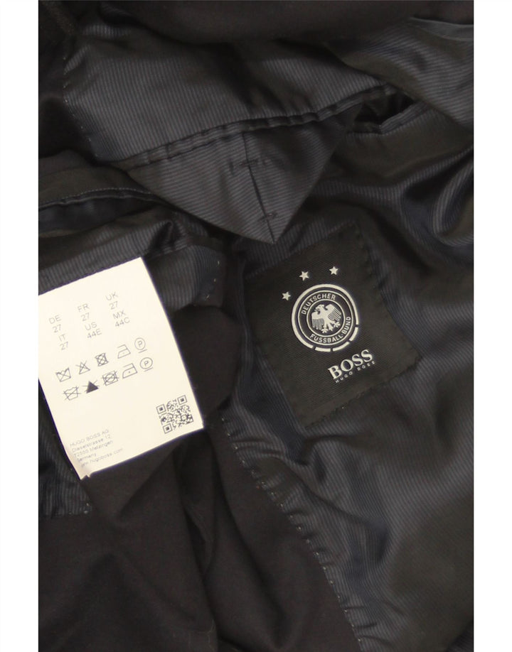 Hugo Boss Herre 2-knaps blazerjakke UK 40 Stor marineblå bomuld