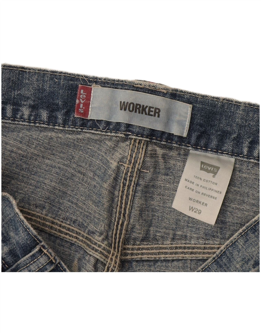Levi's Herre Workwear Denim Shorts W29 Medium Blue Bomuld