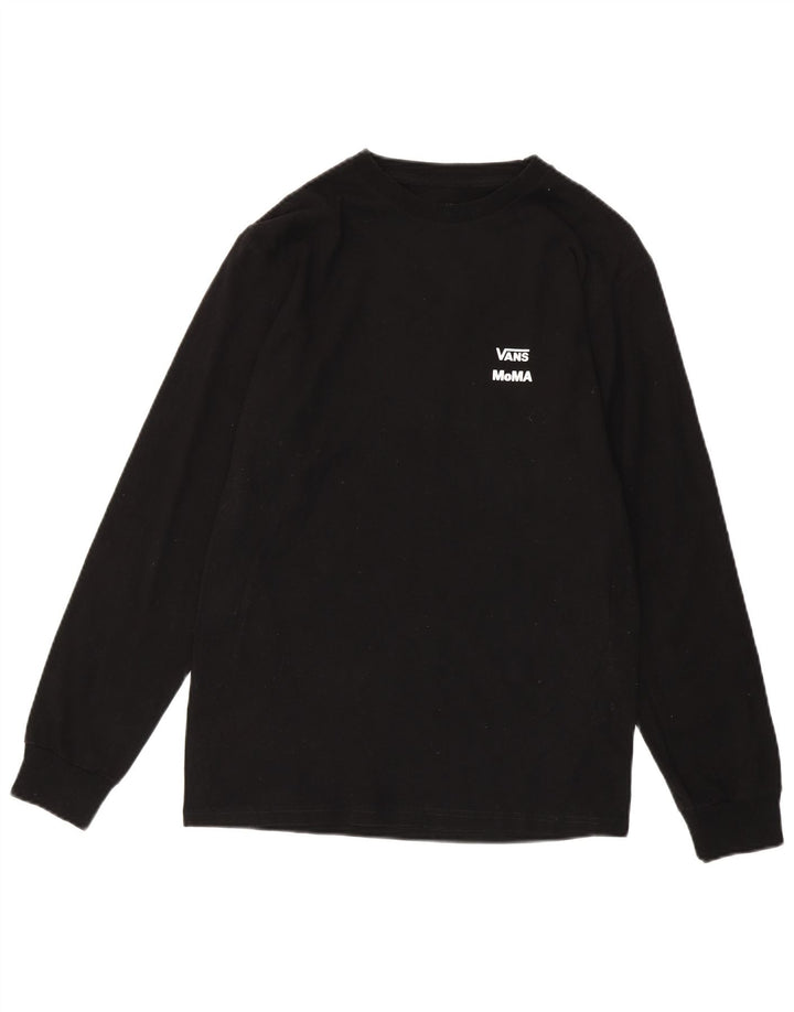 VANS Herre Moma Classic Fit Grafisk Top Langærmet Lille Sort Bomuld