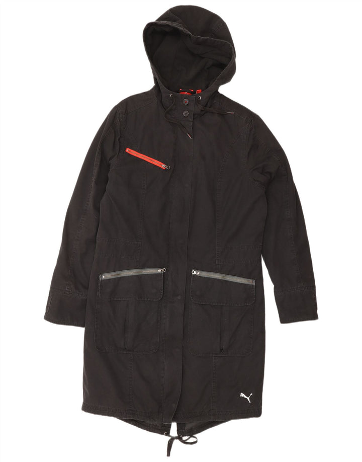 PUMA Oversized hættejakke til kvinder DK 10 Lille sort bomuld
