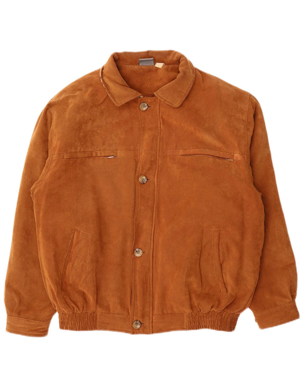 Roger Kent Bomberjakke til mænd UK 42 XL Brun Polyester
