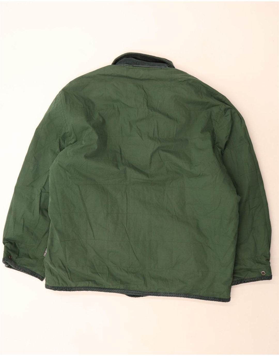 Vintage herre vendbar jakke UK 44 2XL Grøn ternet