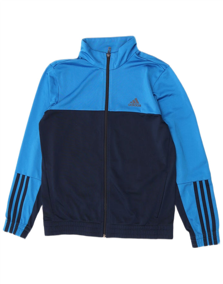 Adidas Drenge Træningsdragt Topjakke 13-14 år Blå Colourblock