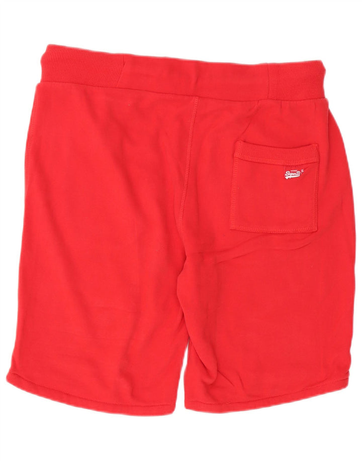 Superdry Herre grafiske sportsshorts store røde bomuld