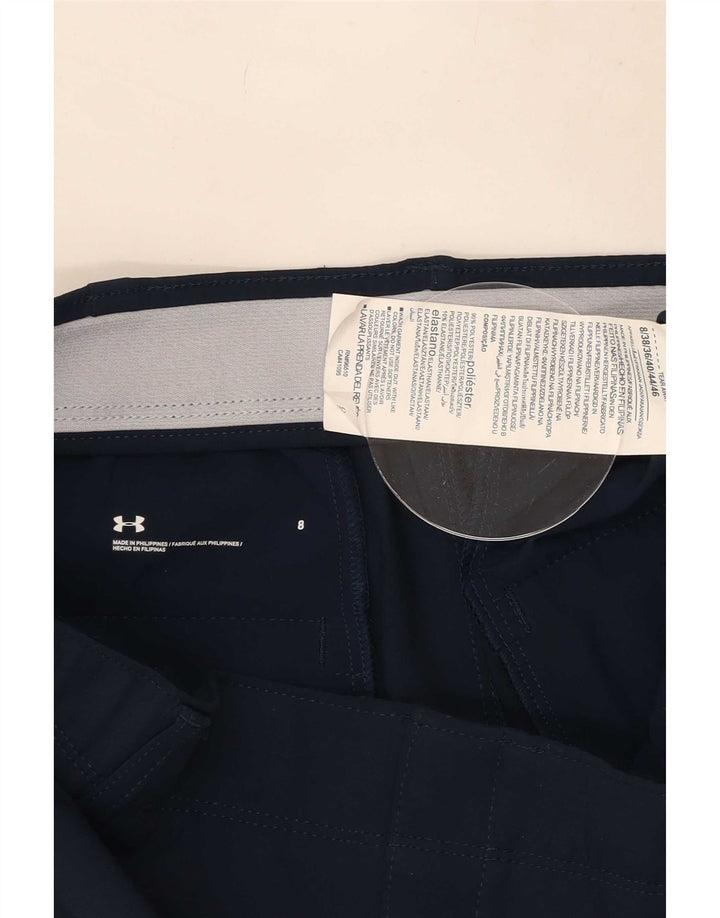 Under Armour Chino Shorts til kvinder US 8 Medium W28 Navy Blue Polyester