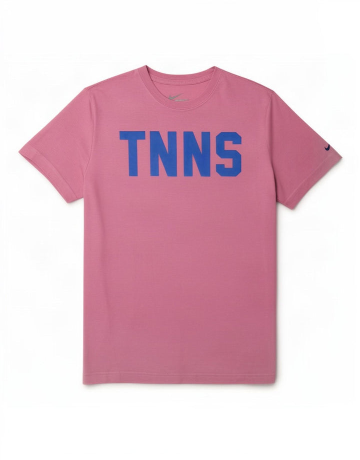 Nike Herre Regular Fit Grafisk T-shirt Top Medium Pink Polyester