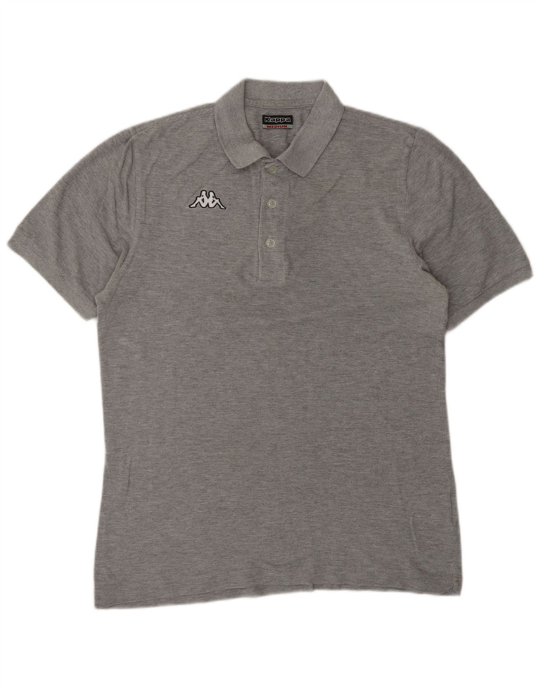 KAPPA Mens Polo Shirt Medium Grey Cotton